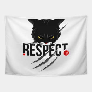 Angry Cat | Respect Cat Tapestry