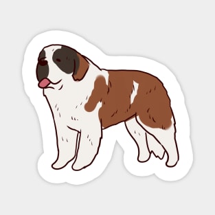 Saint Bernard art Magnet