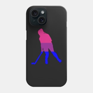 Field Hockey: Bisexual Pride Phone Case