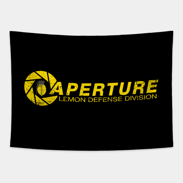 Aperture Laboratories - Lemon Defense Division Tapestry by R-evolution_GFX