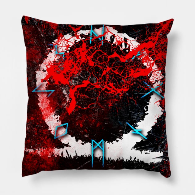 Runes of War Dragon Blood Pillow by Scar