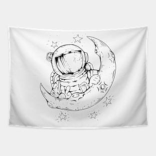 Happy astronaut Tapestry