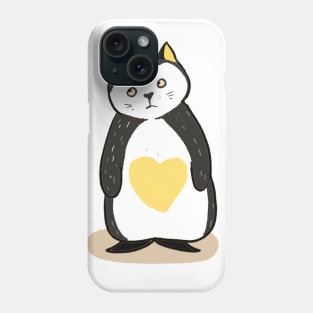 cat penguin Phone Case