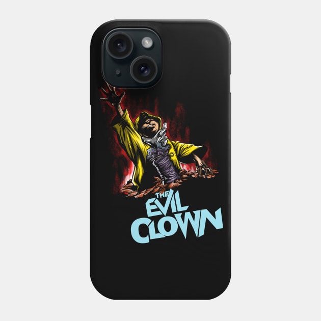 The Evil Clown Phone Case by Zascanauta