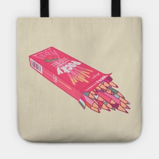 Strawberry Pocky Colored Pencil Box Tote