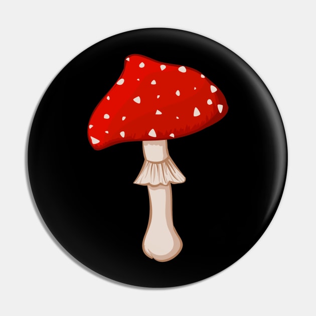 Amanita Mushroom Pin by TambuStore