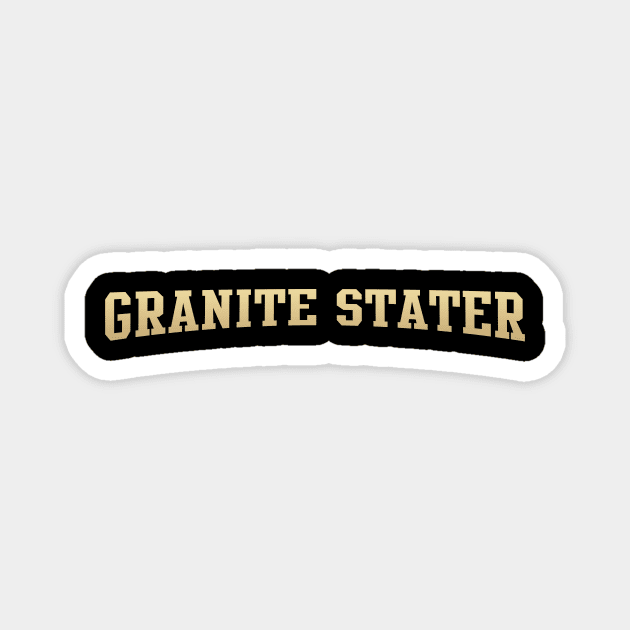 Granite Stater - New Hampshire Native Magnet by kani