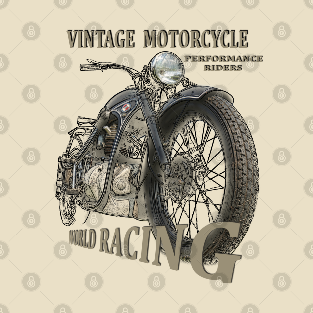 Disover vintage motorcycle - performance riders - Germany - T-Shirt