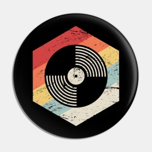 Vinyl Record Chicago House Electronic Music Gift Pin