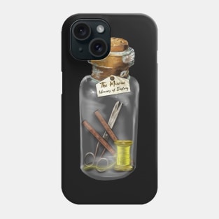 The Fates; spinning, measuring and cutting mortal lives Phone Case