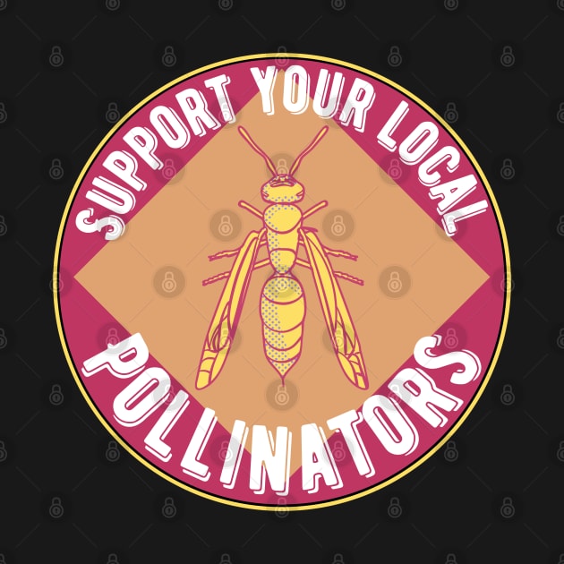 Support Wasp Pollinators by Caring is Cool