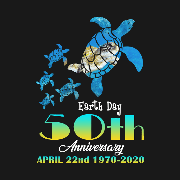 Earth Day 50th Anniversary Sea Turtle by cruztdk5