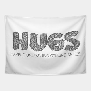 HUGS (Happily Unleashing Genuine Smiles) Tapestry