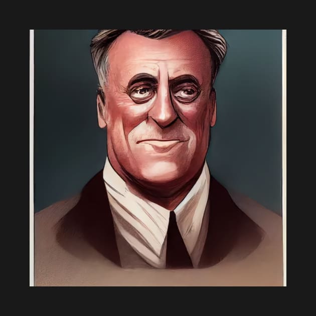 Franklin D. Roosevelt | Comics style by ComicsFactory