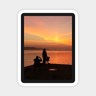 Family Sunset Magnet