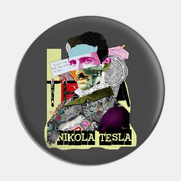 Nikola Tesla Pin by michelkeck