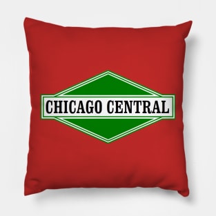 Chicago Central & Pacific Railroad Logo Pillow