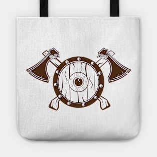 Viking shield print Tote