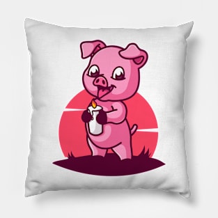 Happy piglet Pillow