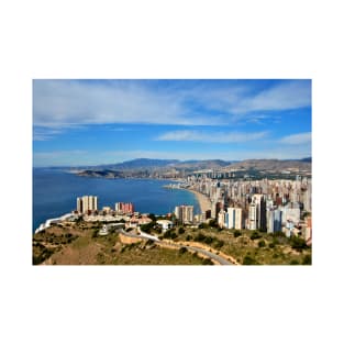 Benidorm Skyline Cityscape Costa Blanca Spain T-Shirt