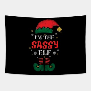 I'm The Sassy Elf Tapestry
