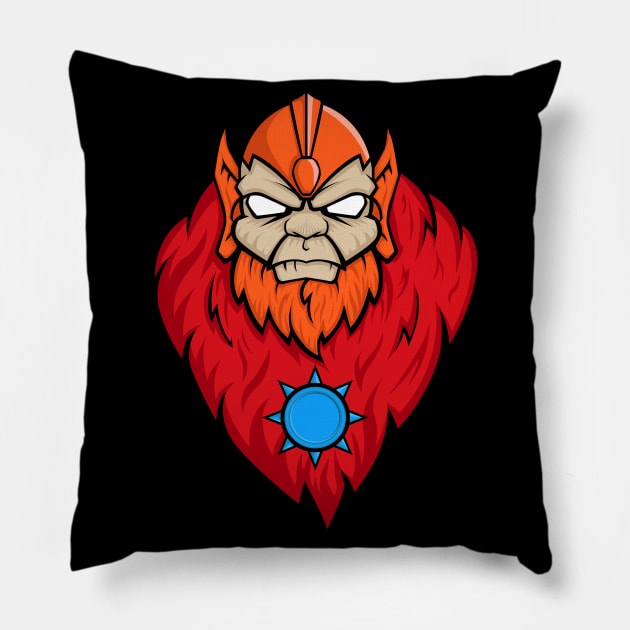 Beast is the man Pillow by gastaocared