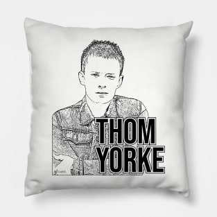 Thom Yorke // Black retro v Pillow