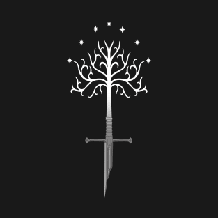 White tree of Gondor Shards of Narsil T-Shirt