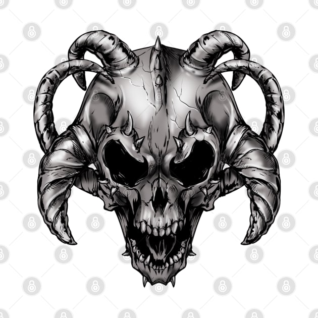 devil skull demon by AndreyG