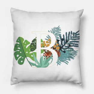 Plant Letter B Pillow