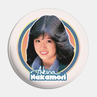 Akina Nakamori 中森明菜 //// Vintage Fan Art Design Pin