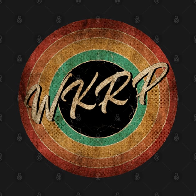 WKRP Vintage Circle Art by antongg