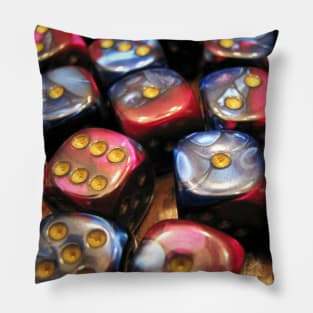 Marbled Dice Pillow