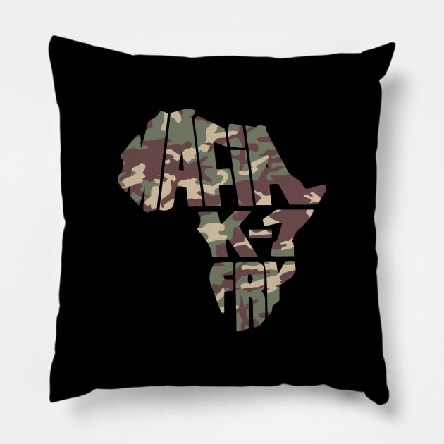 MK1F camo Pillow by undergroundART