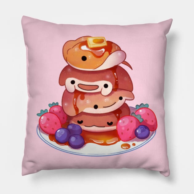 Fluffy sea pancakes Pillow by pikaole