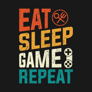 Eat Sleep Game Repeat T-Shirt