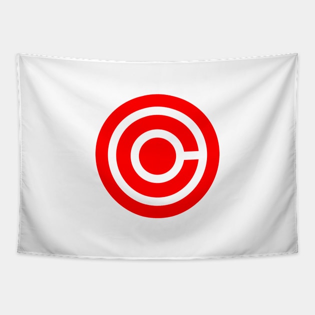 Cyborg Insignia Tapestry by OrangeCup