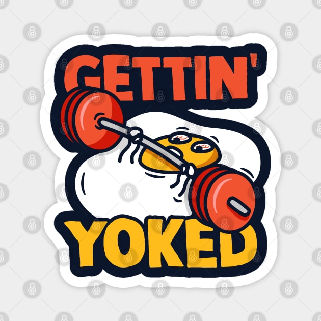 Getting Yoked Bodybuilding Egg Magnet by imotvoksim