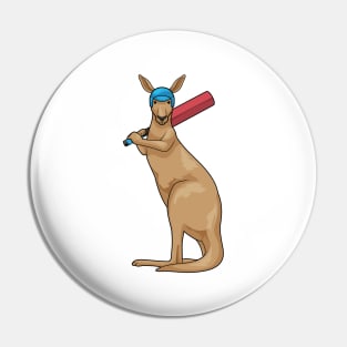 Kangaroo Cricket Cricket bat Pin