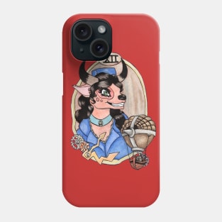 Steampunk Cow Phone Case