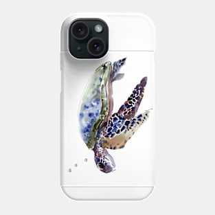 Sea Turtle Swimming Phone Case