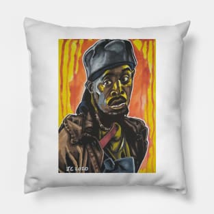 The Wire - "Man Got To Have A Code" Omar Little portrait (original) Pillow