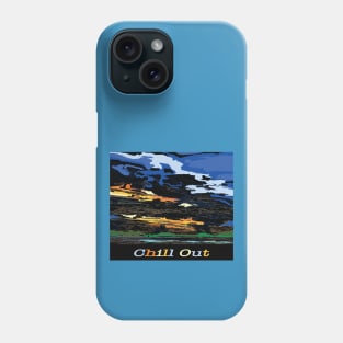 Chill out retro sky sun and sea beautiful natural Phone Case