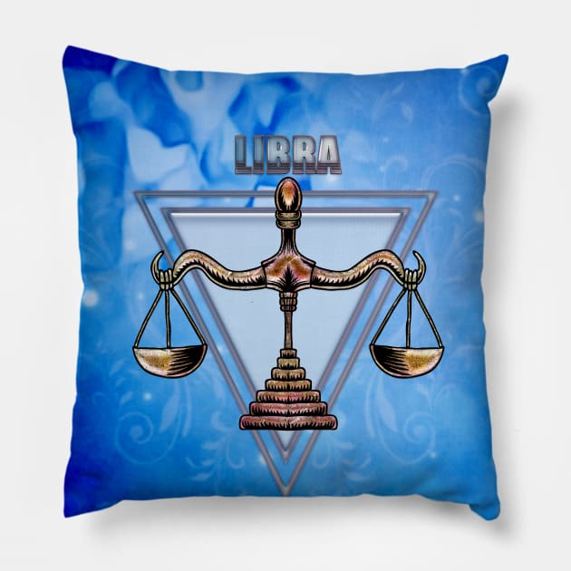 Zodiac sign libra Pillow by Nicky2342