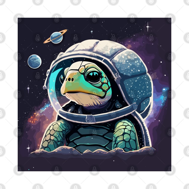 Turtle in space by designfurry 