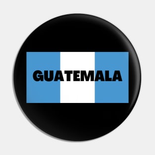 Guatemala in Guatemalan Flag Colors Pin