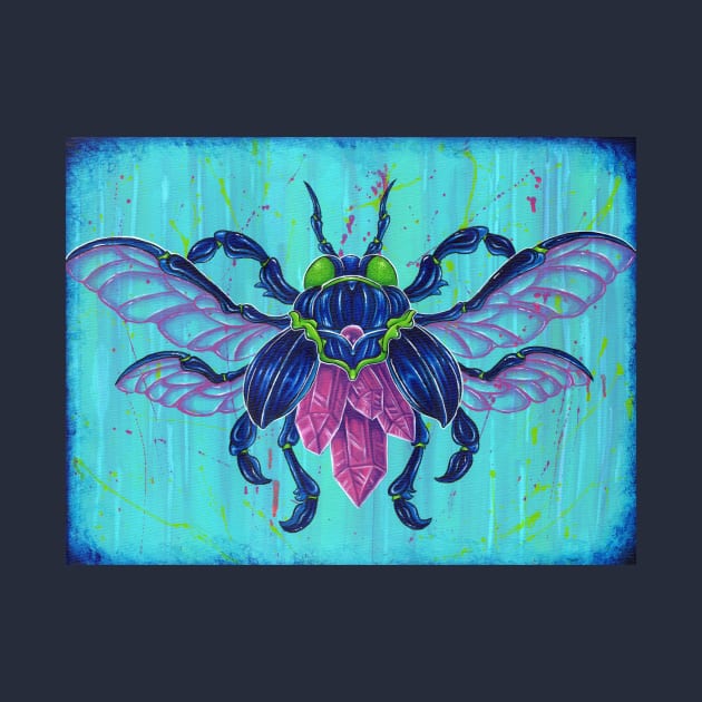 Crystal Beetle by WildSkullflowerArt