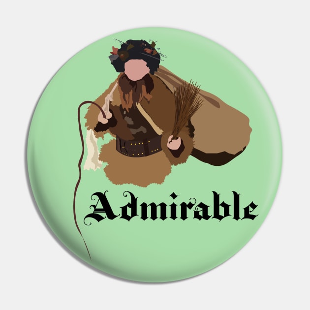 Dwight Schrute Admirable Belsnickel Art – The Office (black text) Pin by Design Garden