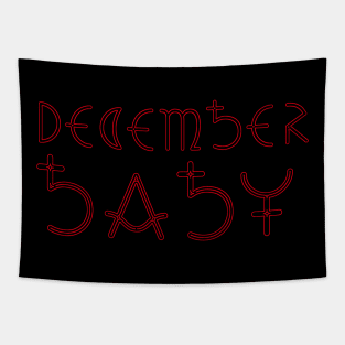 Month of December Tapestry