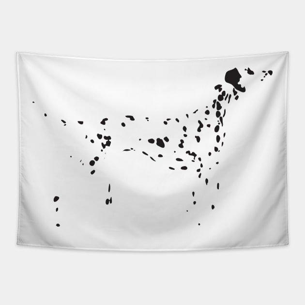 Dalmatian Spots Tapestry by ClarkStreetPress